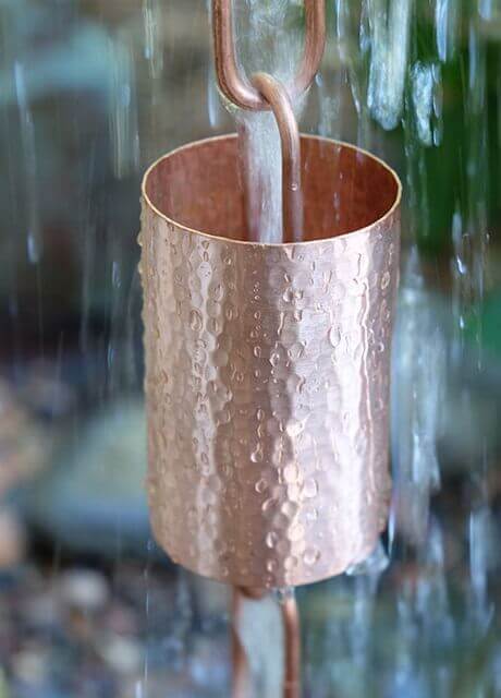 Kenchiku™ pure copper rain chain
