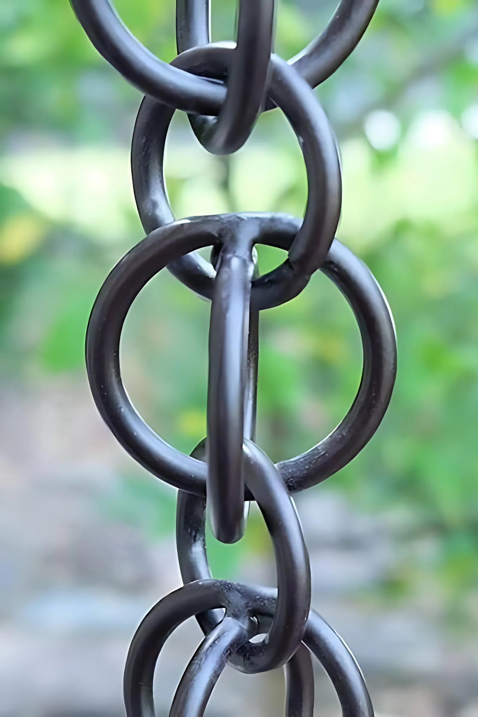 Double Loops™ aluminum link chain with Bronze powdercoating