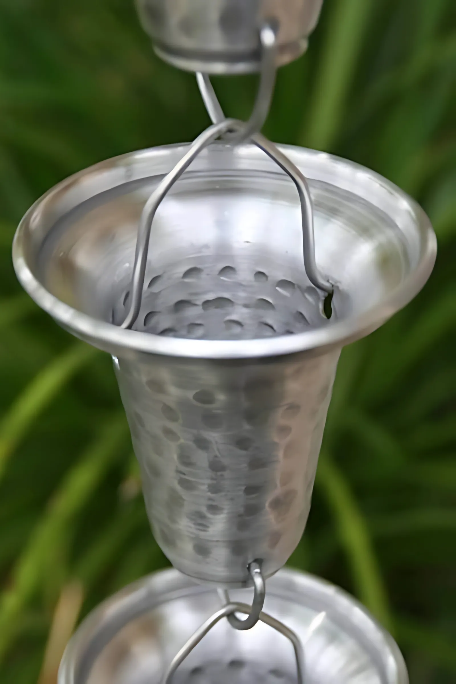 Flared Cups aluminum cup rain chain