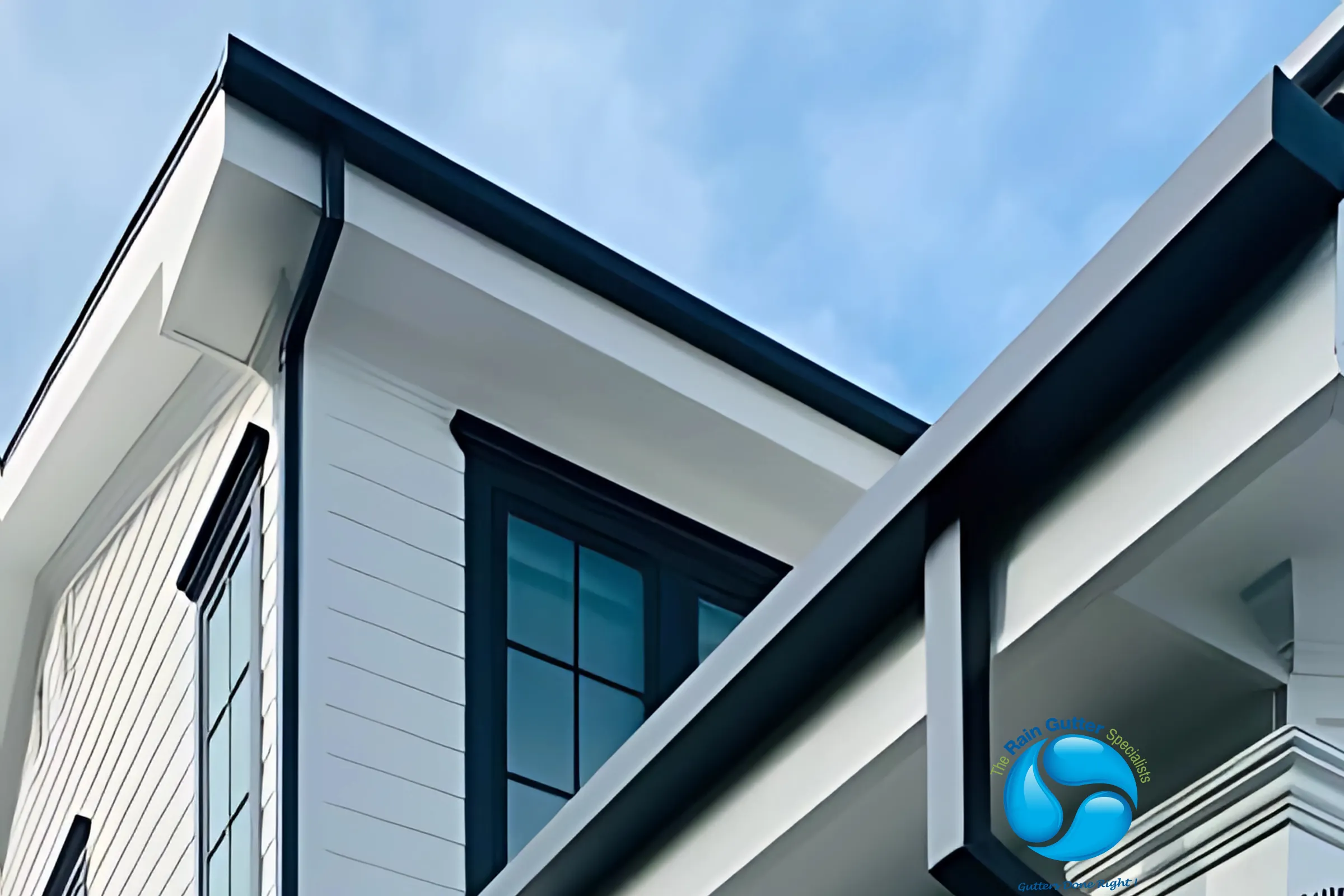Rain gutter gallery — seamless aluminum and copper gutter styles installed on California homes