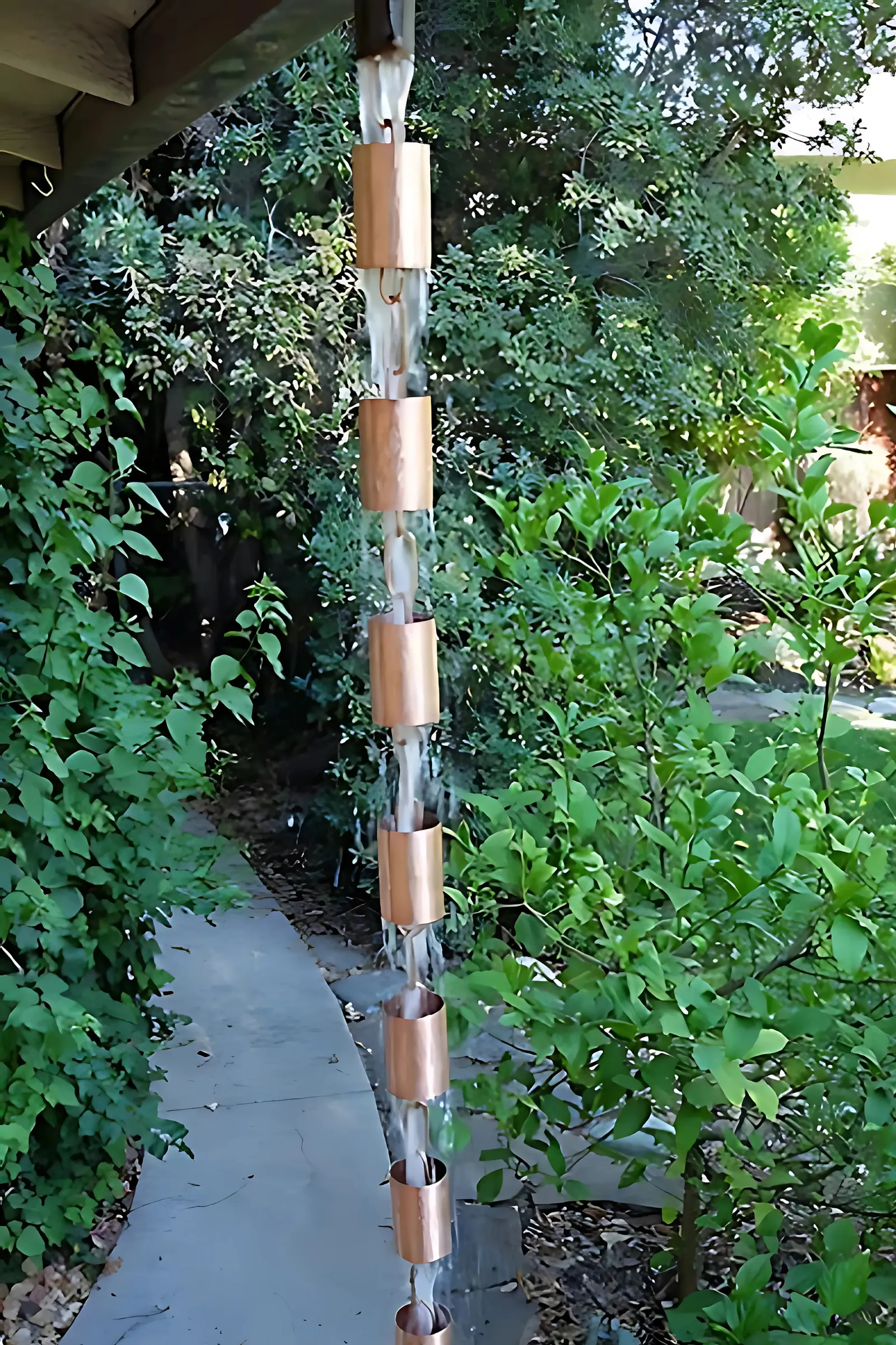 Kenchiku™ pure copper rain chain thumbnail 3