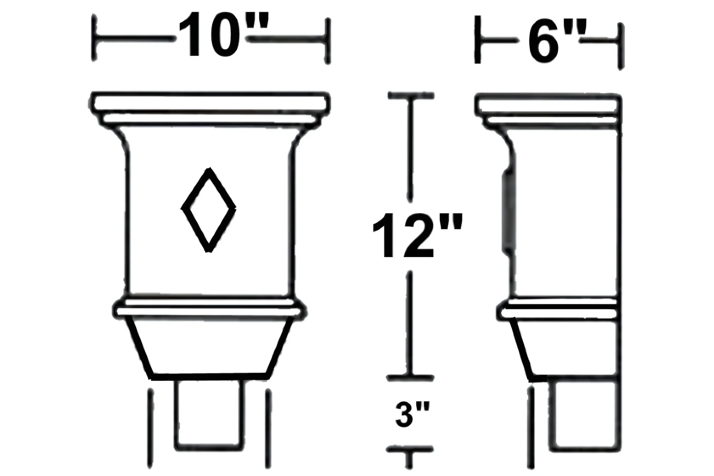Leader Head #10 - Side View