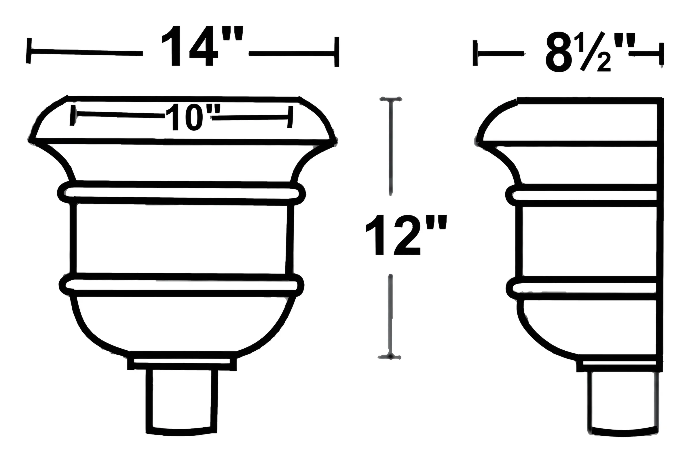 Leader Head #22 - Side View