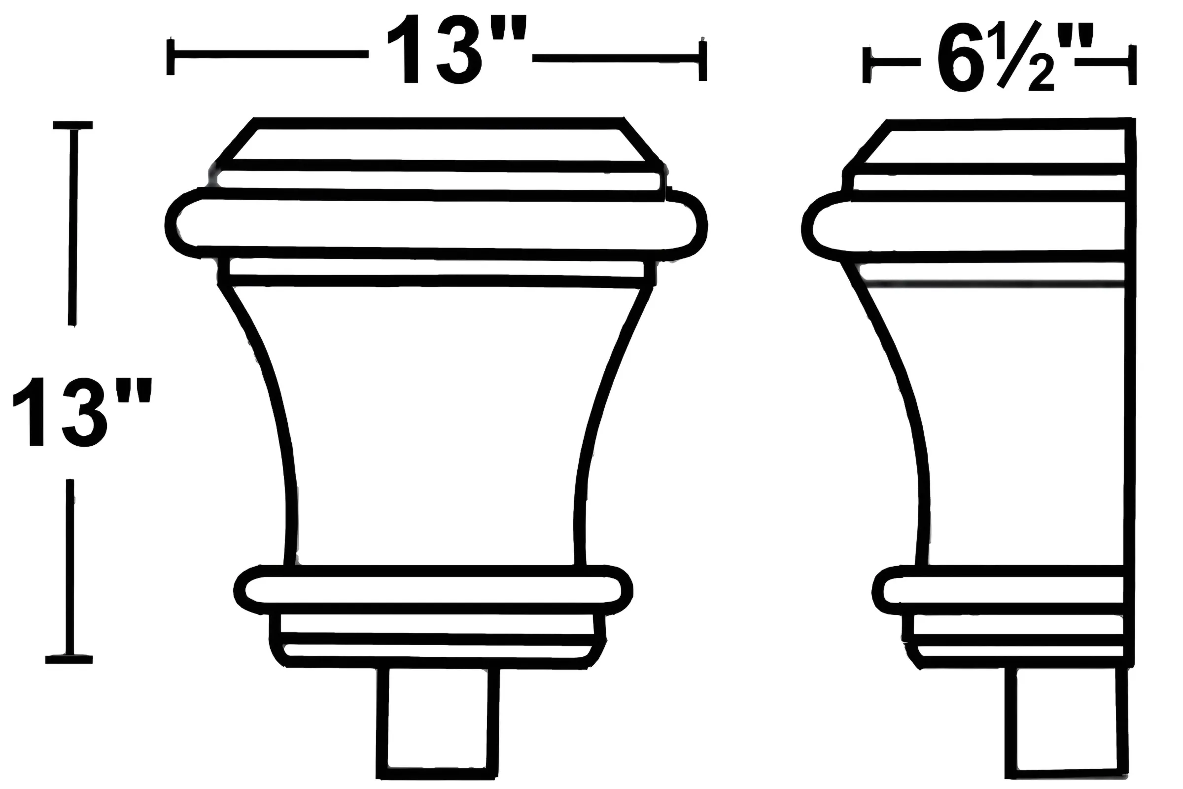 Leader Head #23 - Side View