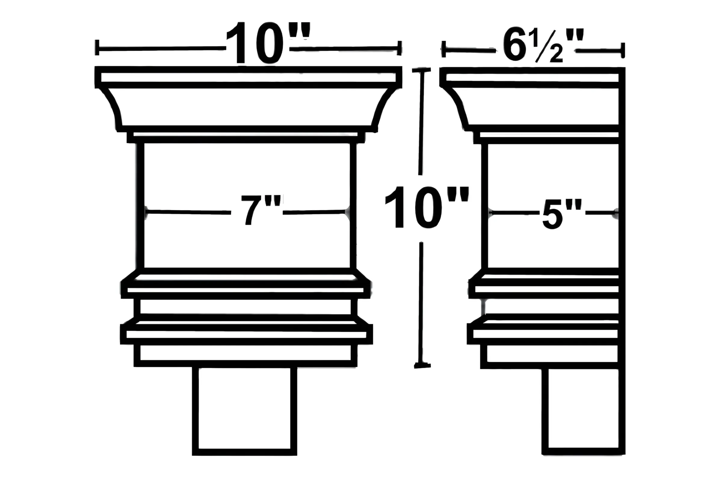 Leader Head #45 - Side View
