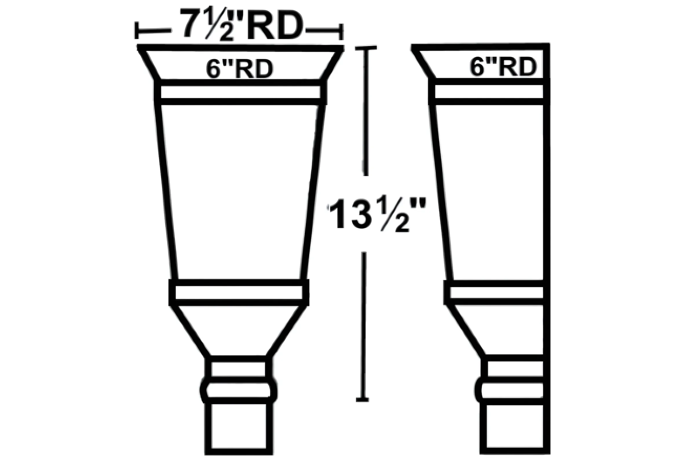 Leader Head #47 - Side View