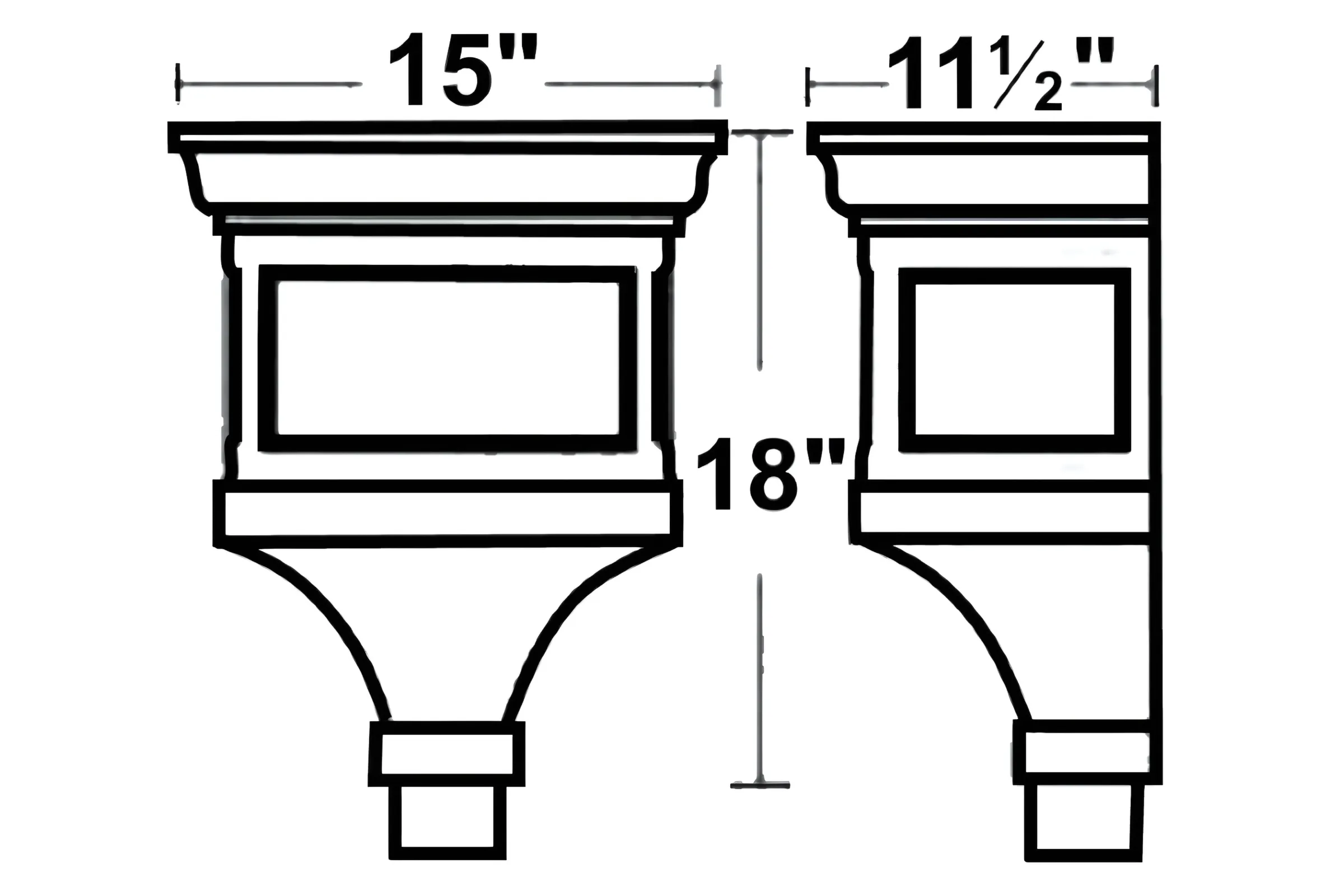 Leader Head #54 - Side View