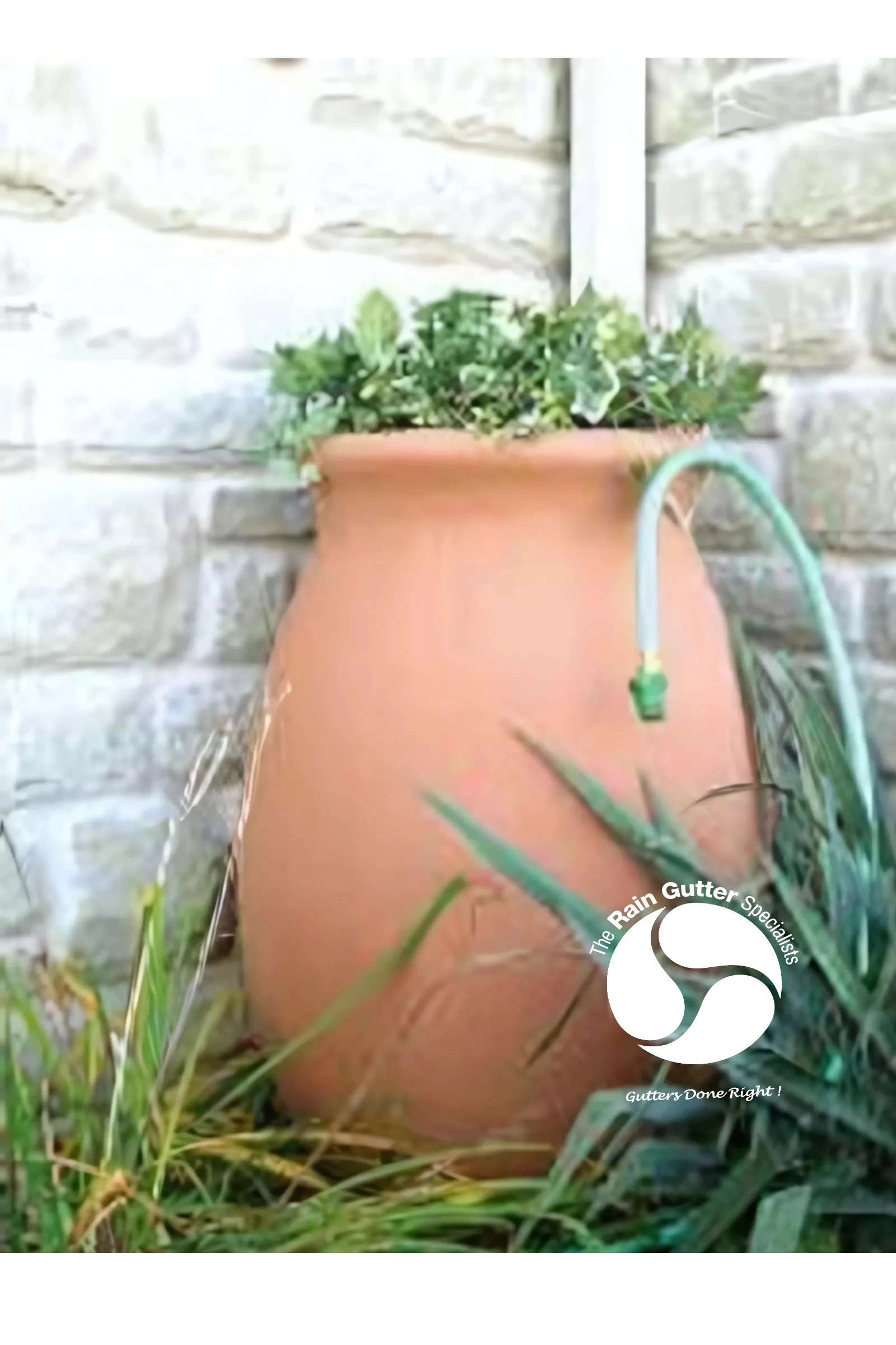 Rain Barrel with Logo