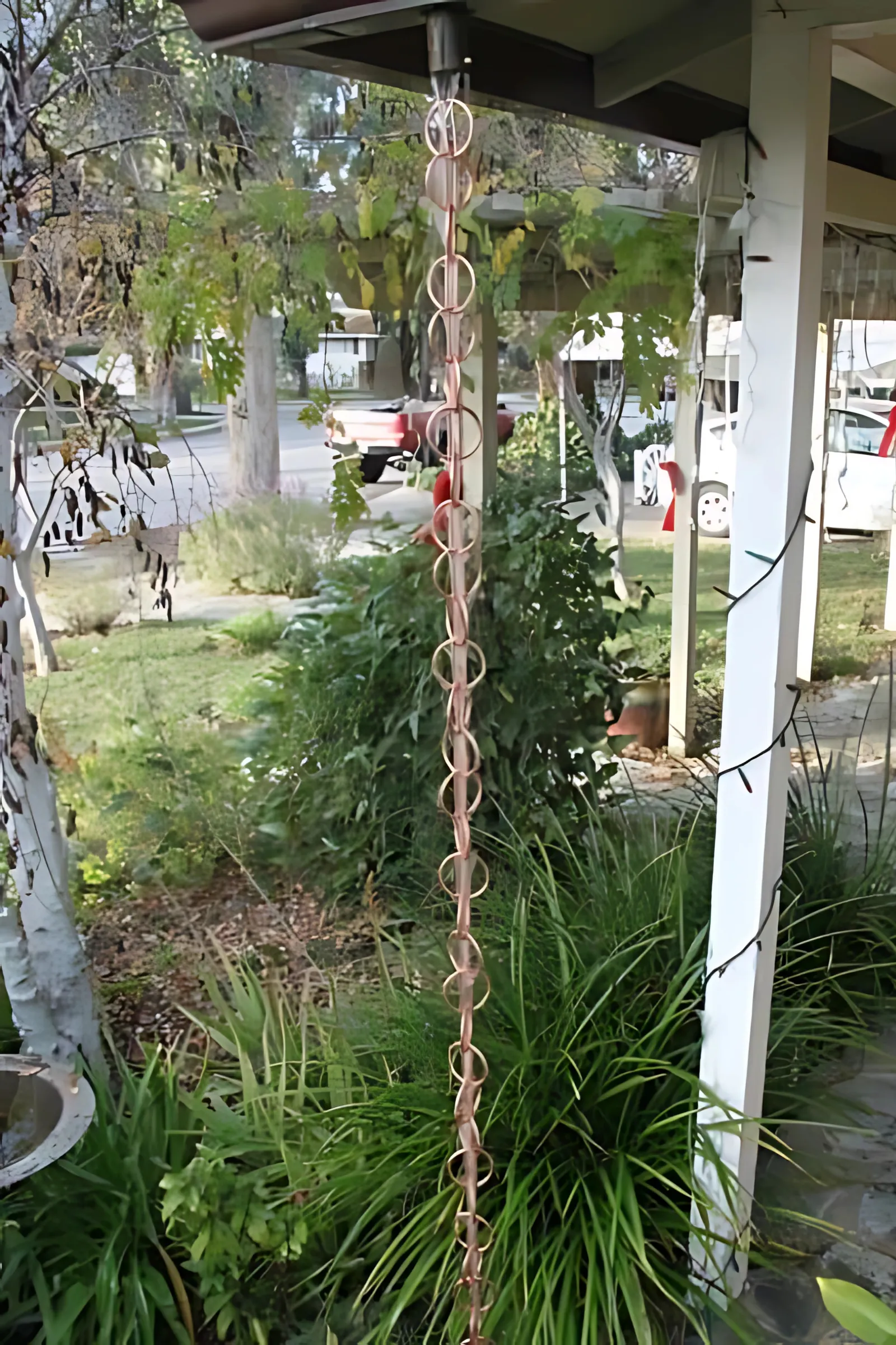 Zen Loops™ copper rain chain thumbnail 2