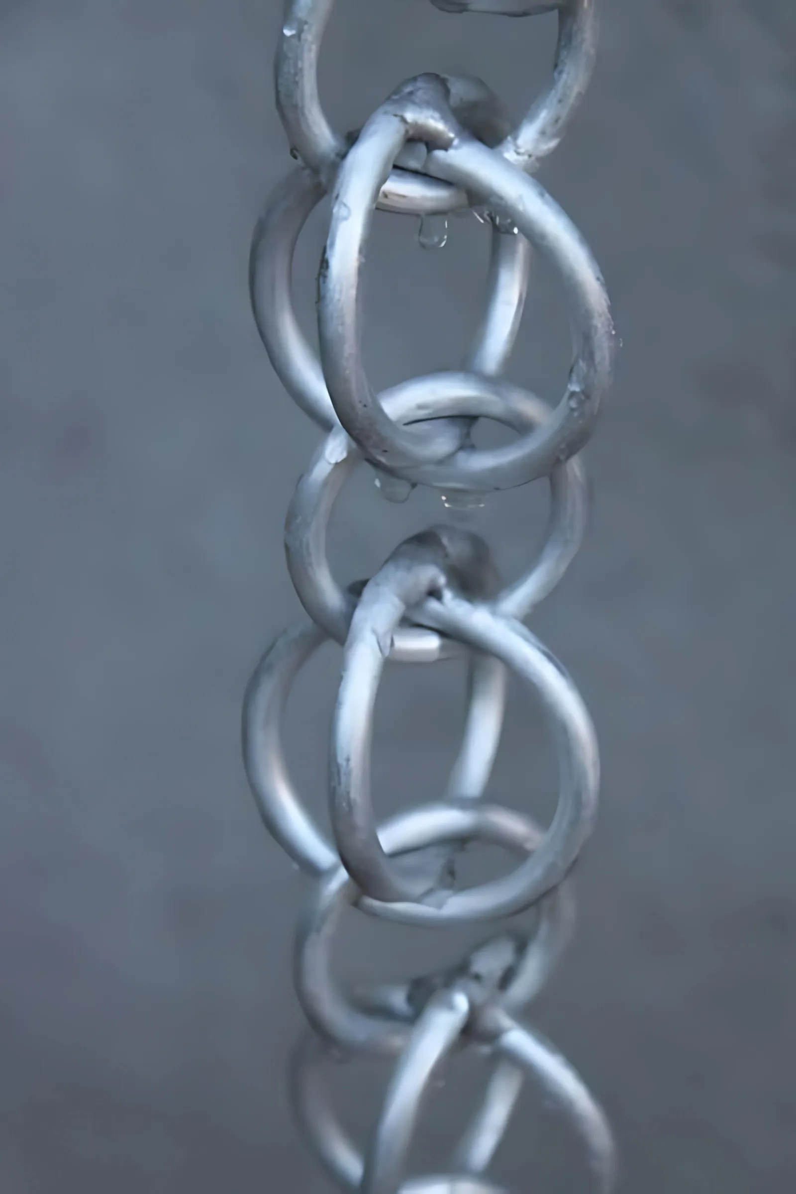 Double Loops™ aluminum rain chain thumbnail 2