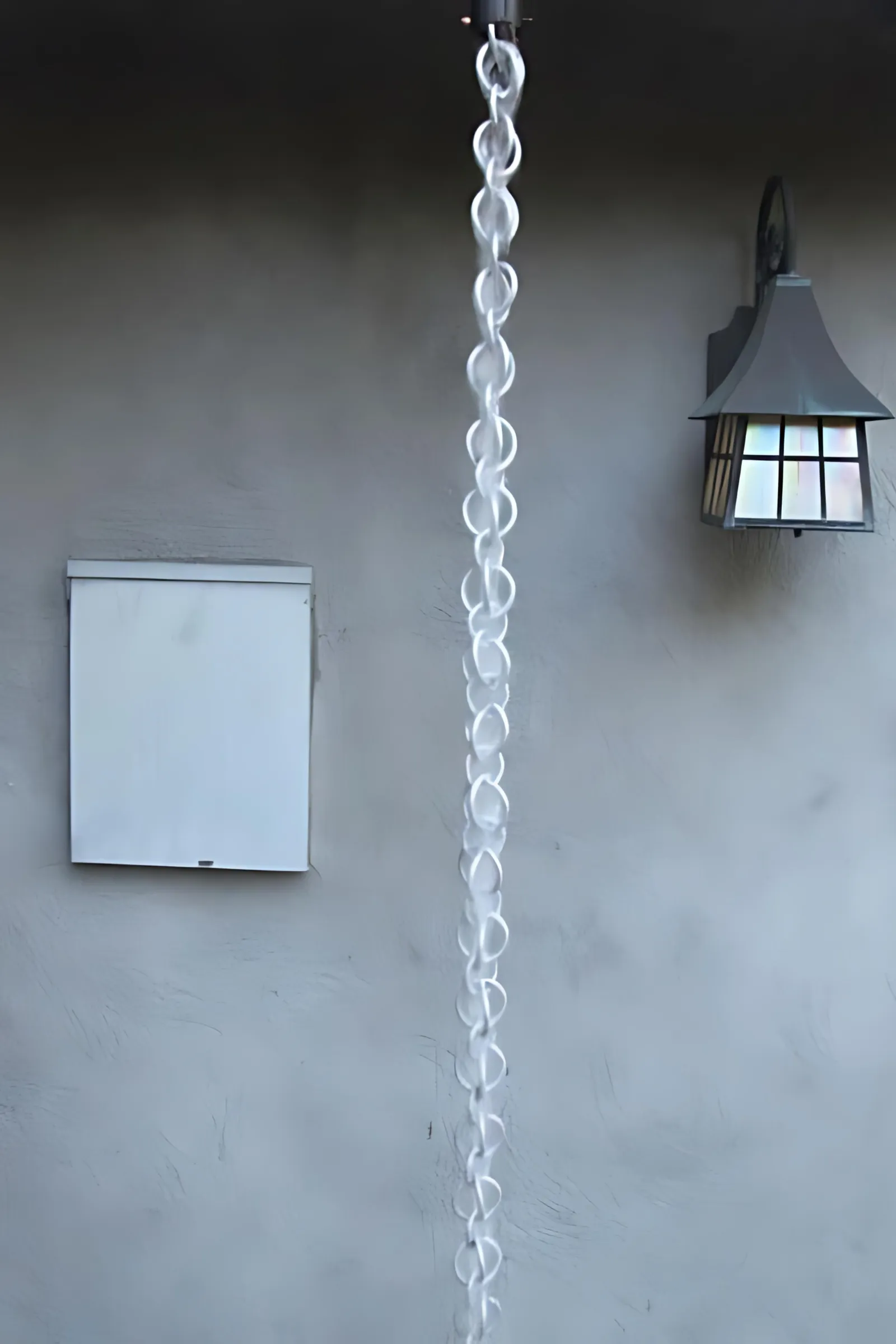 Double Loops™ aluminum rain chain thumbnail 3