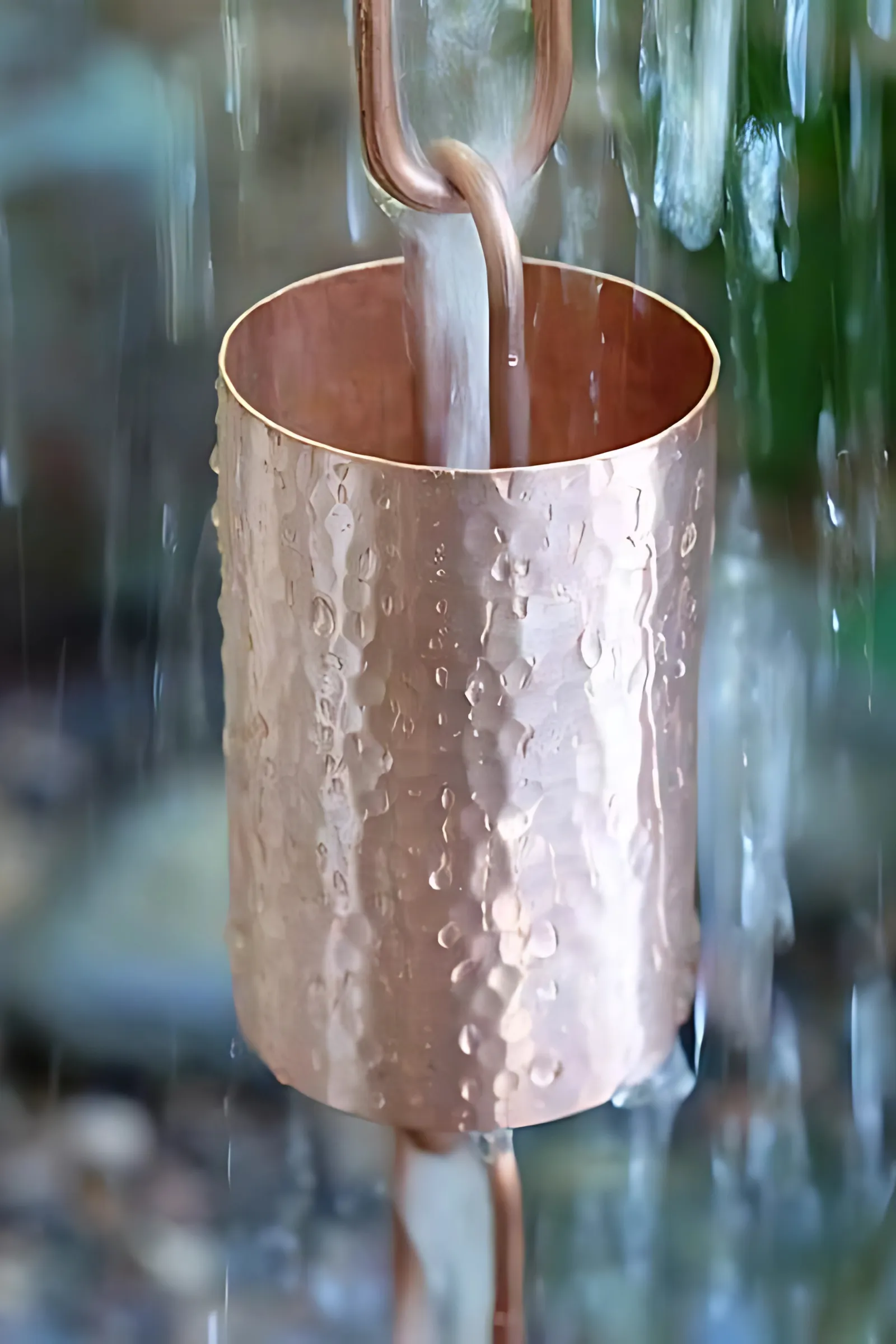 Kenchiku™ pure copper rain chain