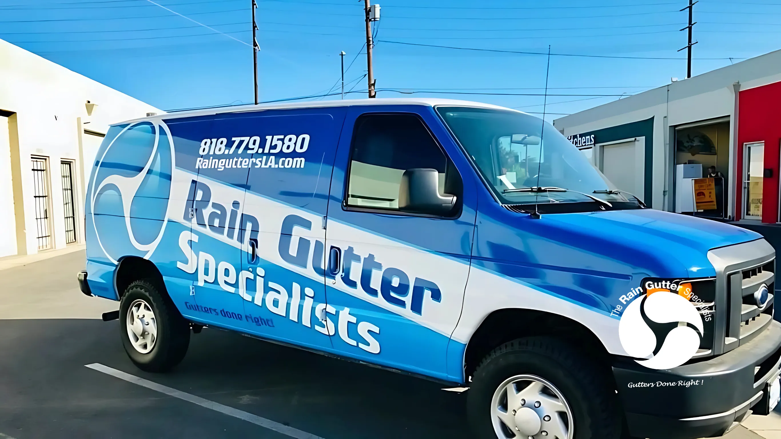 Gutter hanging off roof corner needing replacement