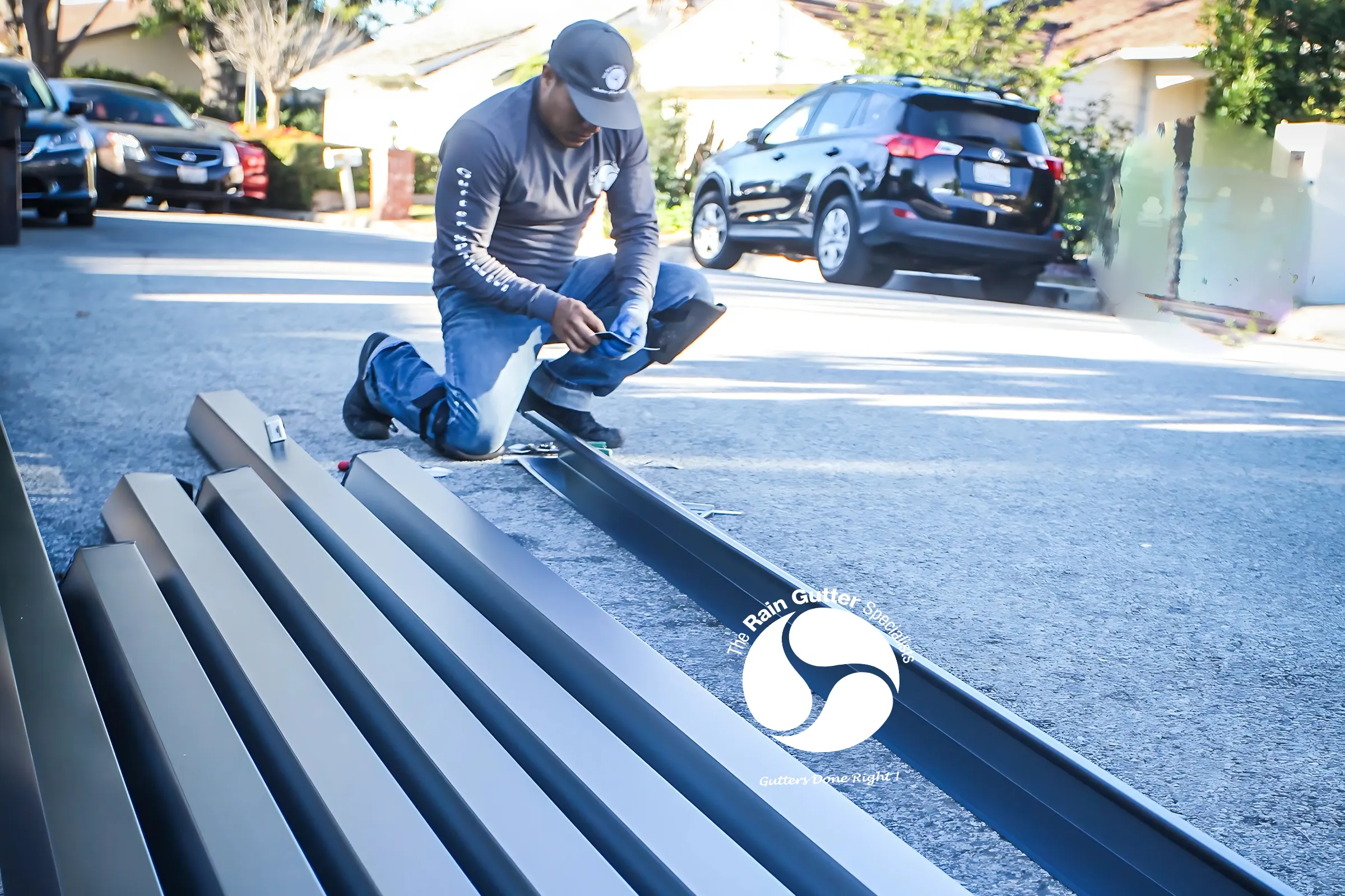 Thick 0.027 gauge aluminum gutter coil material used for durability